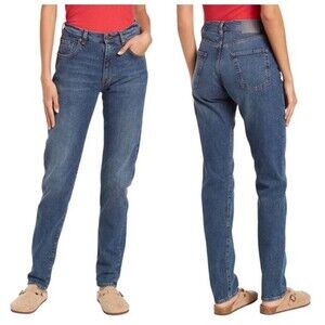 6397 NWT Slim Skinny Jeans Women’s Size 26 Clean Dark High Rise Italian Denim